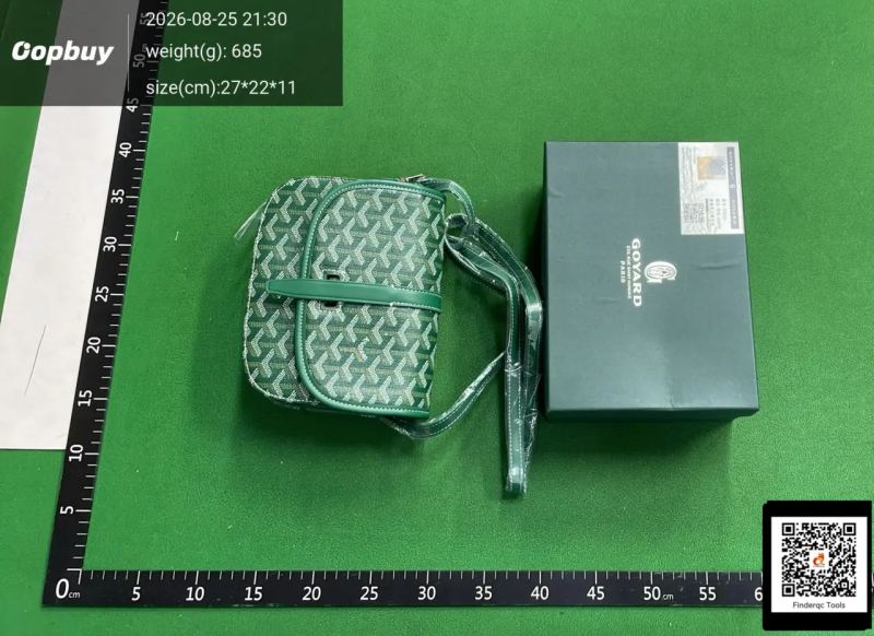 QC Goyard Goyard bag, saddle bag, dog tooth bag, small square bag, flip cover messenger bag, old flower bag, shoulder messenger bag, new 7711488379 3