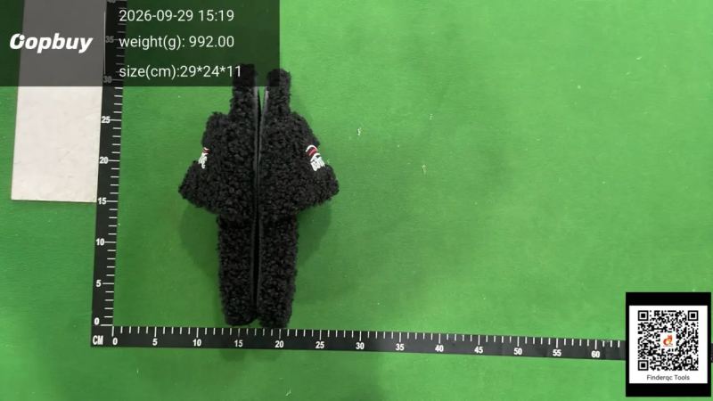 QC [ABC19-4] Autumn and Winter Fur Slippers Women's Casual Outdoor Wear Embroidered Letter Letter Couple Fur Slippers 7712540244 4