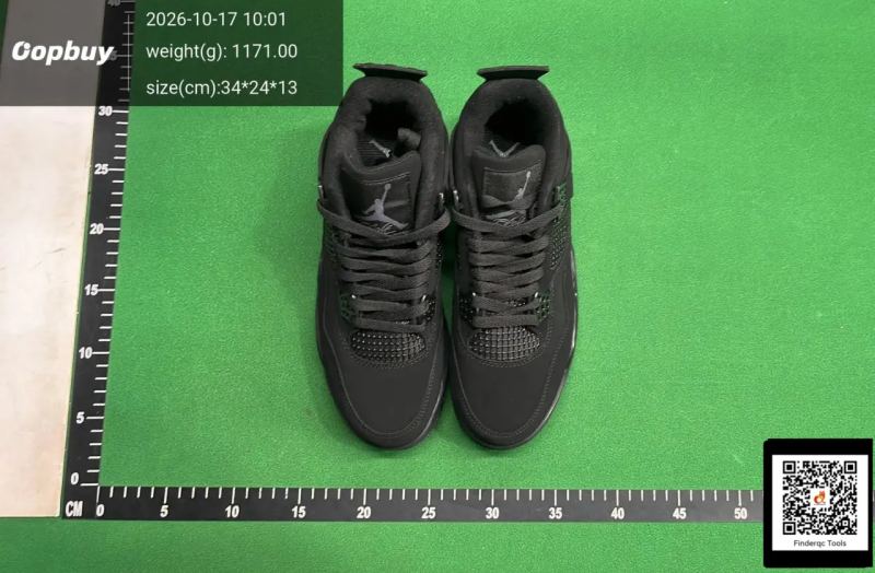 QC Putian shoe factory directly supplies AJ4 electric mother yellow black red white cat white Oreo black cat Joe 4 men's and women's basketball shoes 7714406990 2