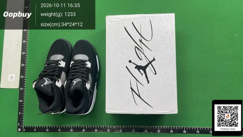 QC Putian Shoe Factory Cross-border Direct Supply aj4 Electric Mother Yellow Black Red White Cat White Oreo Black Cat Joe 4 Men's and Women's Basketball Shoes 7714416814 3