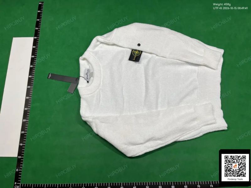 QC Cross-border European and American trend round neck stone side label armband sweater autumn and winter warm couple pullover long sweater 7730908327 2