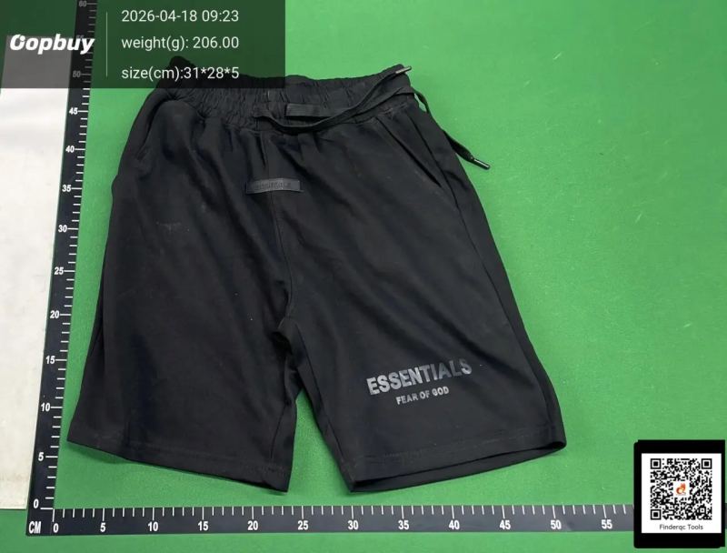 QC Cross-Border Trendy Brand Fog Multi-Line Ess Printed Short-Sleeved T-Shirt High Street Pure Cotton Essentials Fear of God 7730932311 2