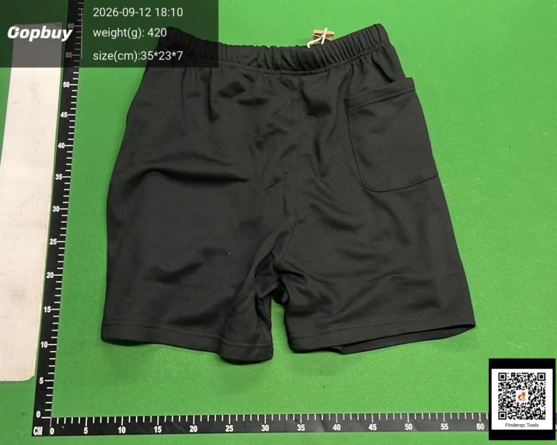 QC Cross-Border Fog Essentials Collaboration Mba All-Star Casual Sports Short-Sleeve Shorts and T-Shirt 7730998895 3