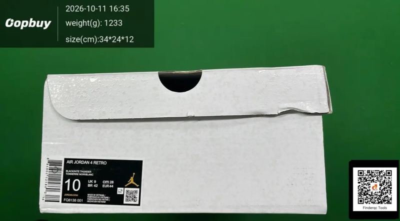 QC Putian Shoe Factory Cross-border Direct Supply aj4 Electric Mother Yellow Black Red White Cat White Oreo Black Cat Joe 4 Men's and Women's Basketball Shoes 7749889686 4