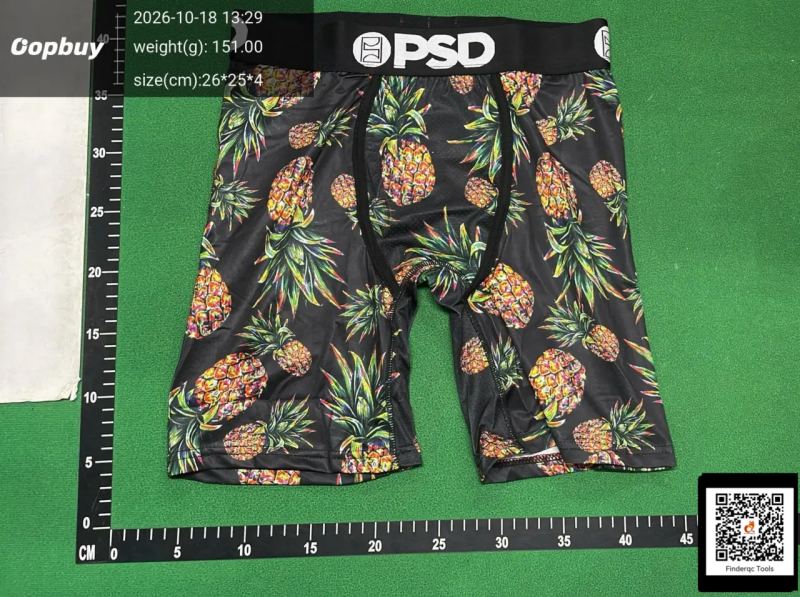 QC Fashion Brand PSD Ice Silk Polyester Short Pants Beach Pants Printed Animation Comfortable Sports Running Boxer Briefs for Men 7753374419 2