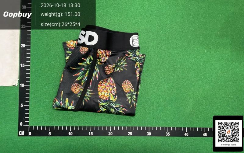 QC Fashion Brand PSD Ice Silk Polyester Short Pants Beach Pants Printed Animation Comfortable Sports Running Boxer Briefs for Men 7753374419 4