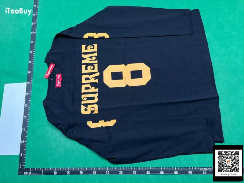 QC High Version Supreme25Ss Trendy Brand Hooded Sweatshirt Large Logo Fleece-Lined Hoodie Sweatshirt 7762749843 1