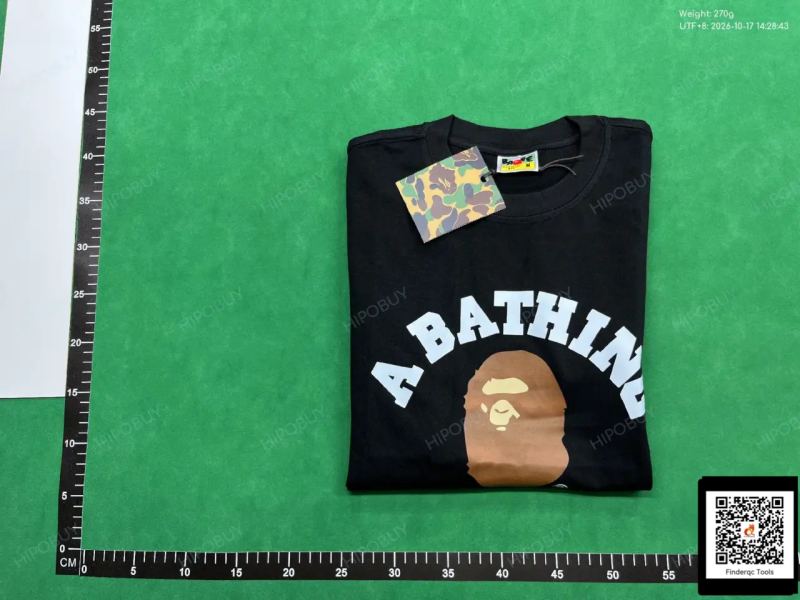 QC Cross-Border Wholesale Supply of Export Trendy Brand 260g Heavyweight Bape Ape Head Shark Short-Sleeved Shark Monkey T-Shirt 7767946160 4
