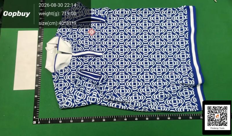 QC 【Correct Version】New Summer European and American Luxury Trend Men's Casual Sports Suit Polo Shirt Shorts Export 7769467989 2