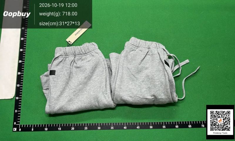 QC Fog Multi-Thread Flocking Small Label Letter Printed Shorts Drawstring Casual Loose Five-Point Pants for Men and Women 7783004039 4