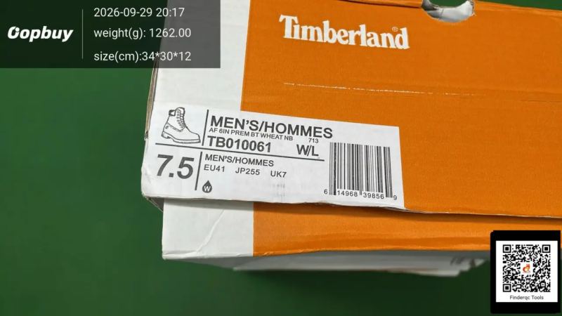 QC Putian shoes, snow boots, men's leather boots that don't break, high-top rhubarb boots, Martin boots, men's and women's shoes, sports, outdoor, Timberland 7786115688 4