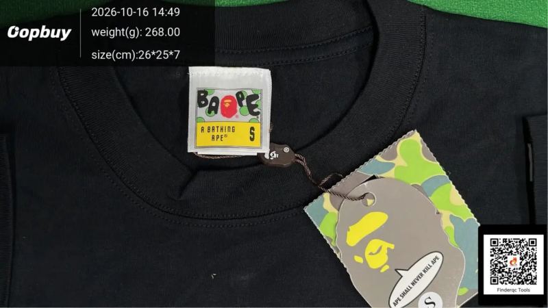 QC Japanese trendy brand Bape short-sleeved sleeping monkey camouflage ape head print summer t-shirt couple casual sports half-sleeve short t 7787479788 1