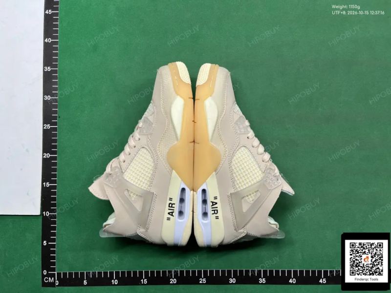 QC Putian shoes aj4 black and white panda oxidation green black cat black gray white cat Joe 4 non-slip wear-resistant versatile men's and women's basketball shoes 7794626119 1