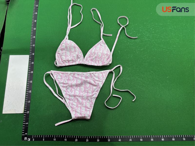 QC Cross-Border Swimwear Customization Products: Triangle Two-Piece Swimsuit, Tie-Dye Bikini, Loose-Fitting European and American Style Beach Halter Top 7647543553 4