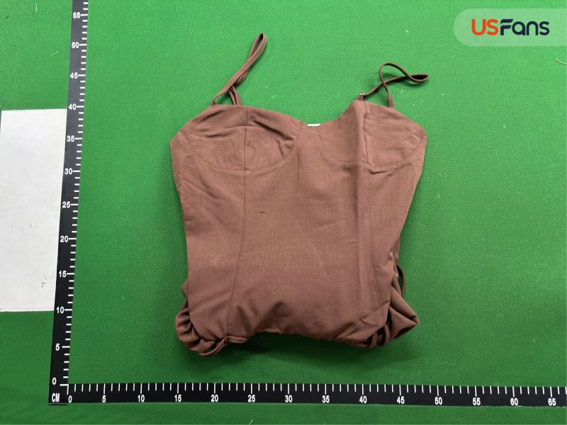 QC Simple, vintage-style sexy V-neck slip dress with a tie-up bow 7628053893 4