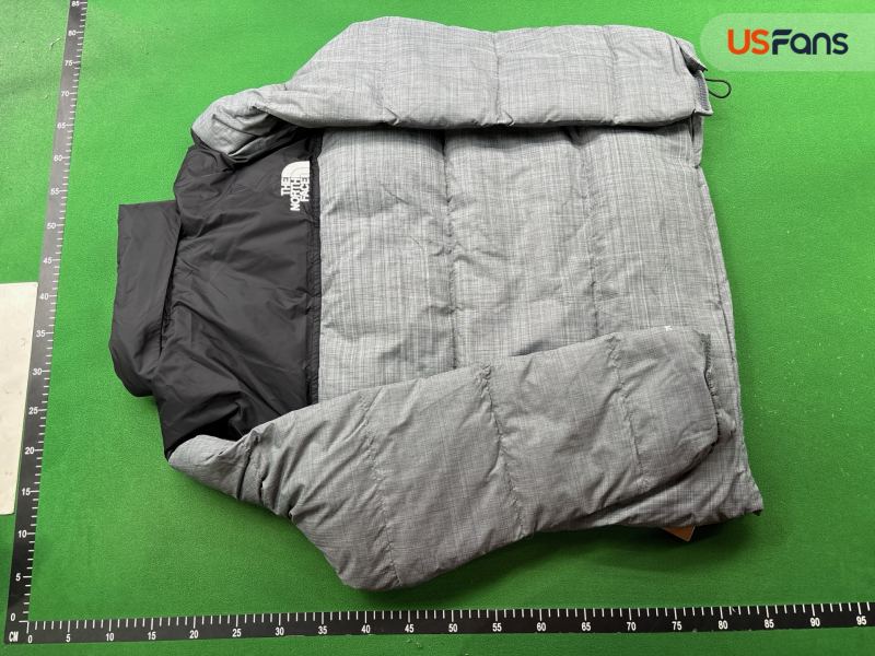 QC The North Face Down Jacket Coffee Down Jacket foto 3