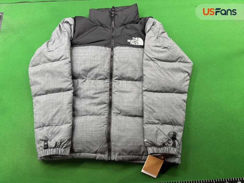 QC The North Face Down Jacket Coffee Down Jacket foto 2