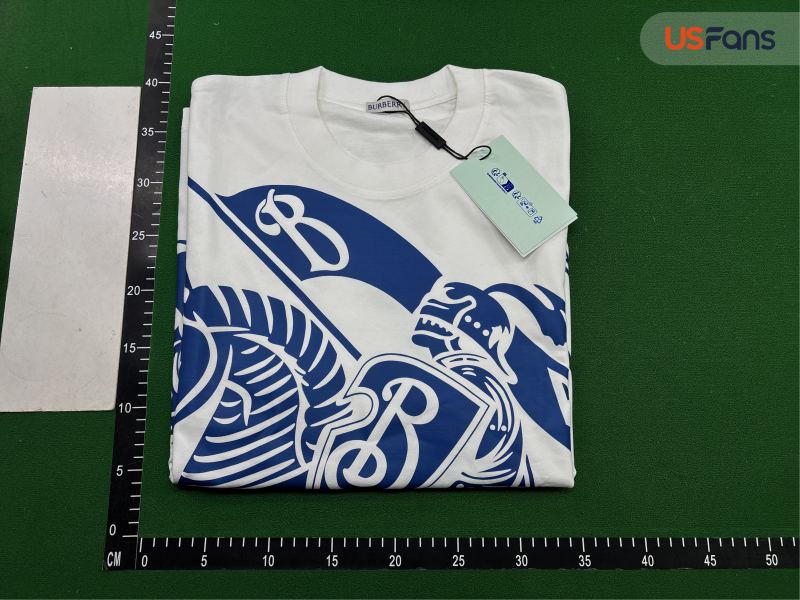 QC Burberry Tee 2 Colorways Premium Quality foto 4