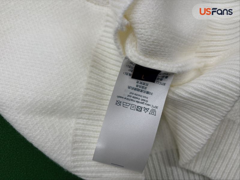 6-Color Jacquard Large Logo Sweater