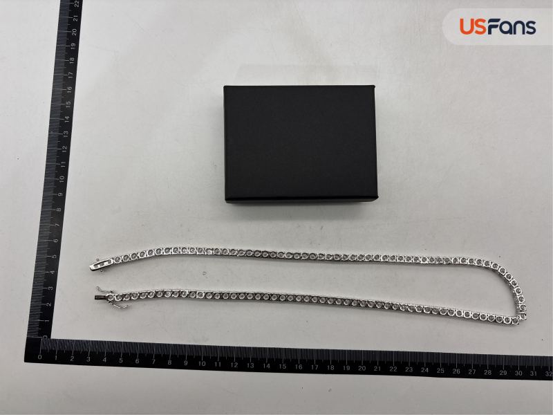 QC Tennis Chain Necklace foto 3