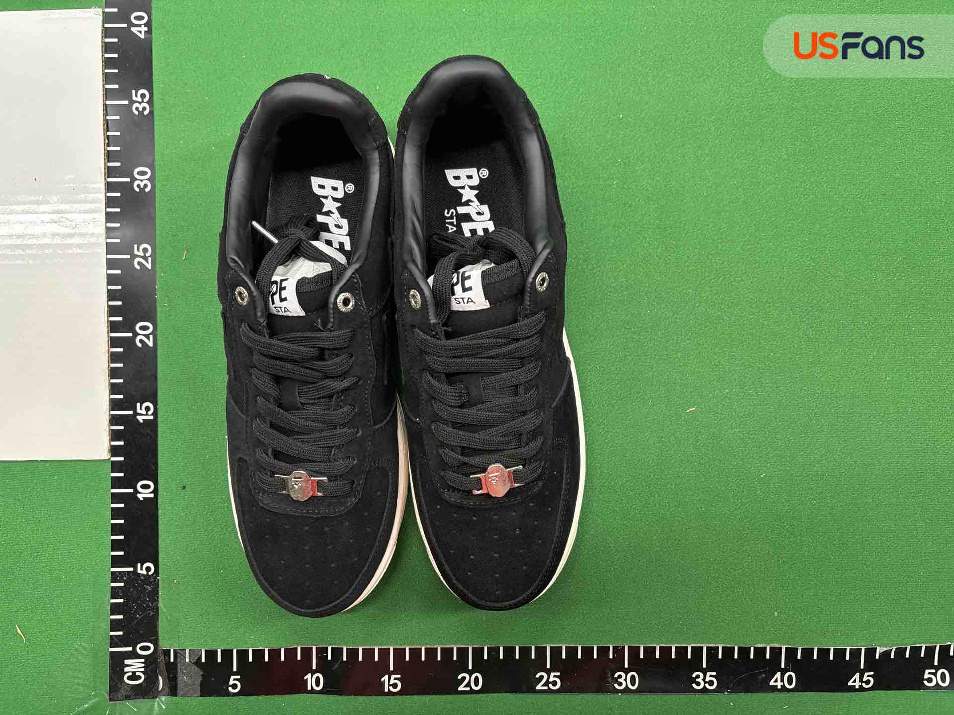 QC Bapesta low Black and white foto 6