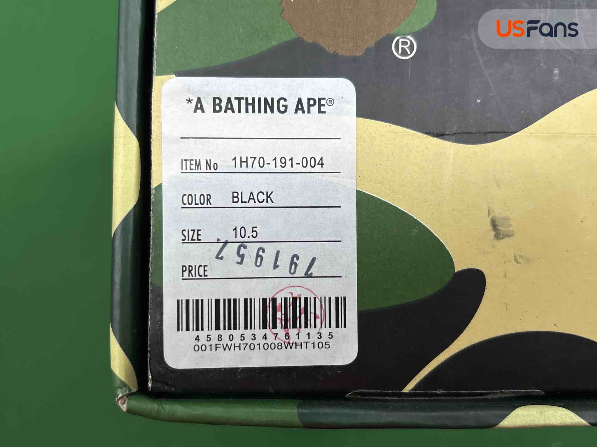 QC Bapesta low Black and white foto 2