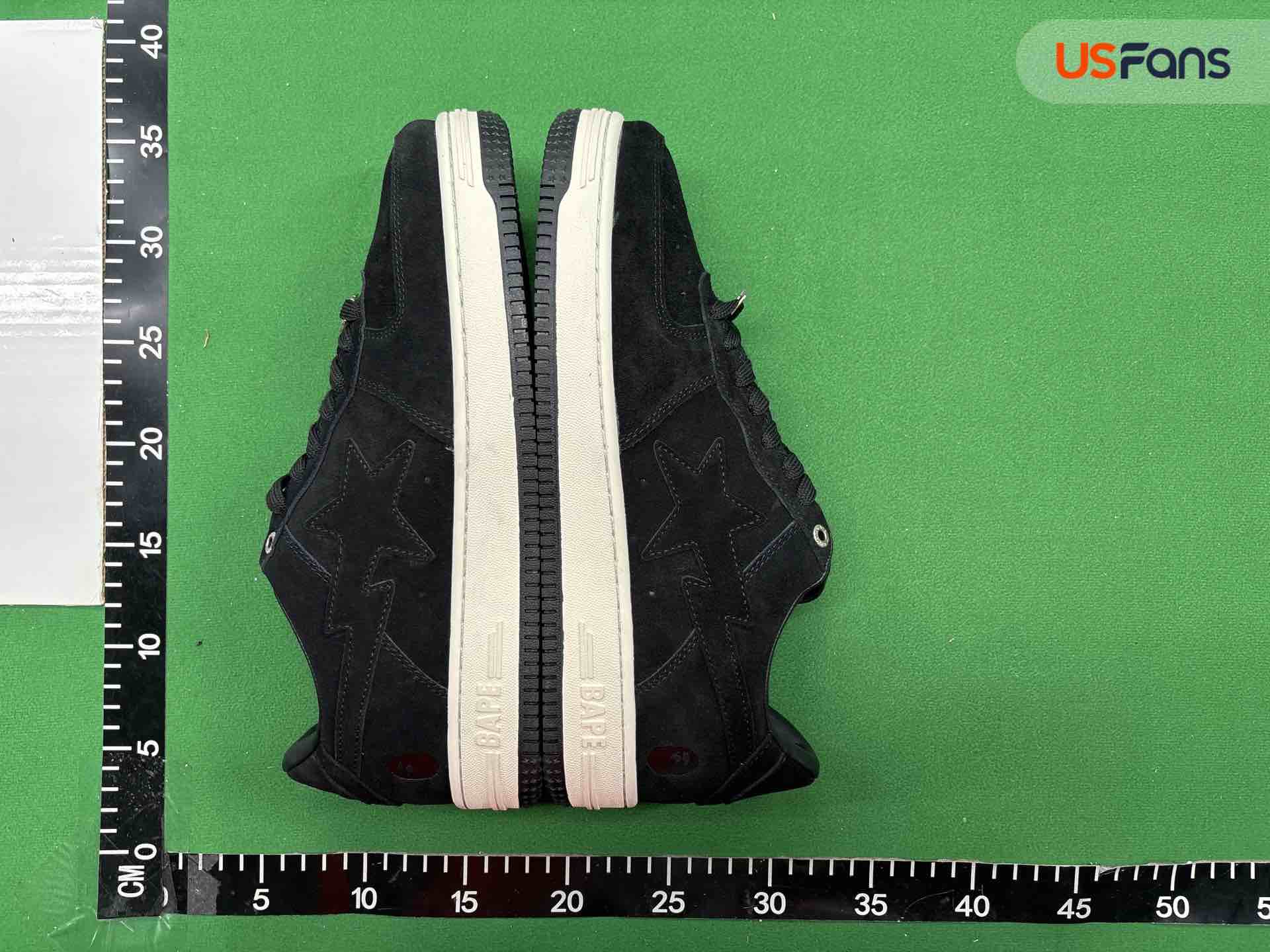 QC Bapesta low Black and white foto 5
