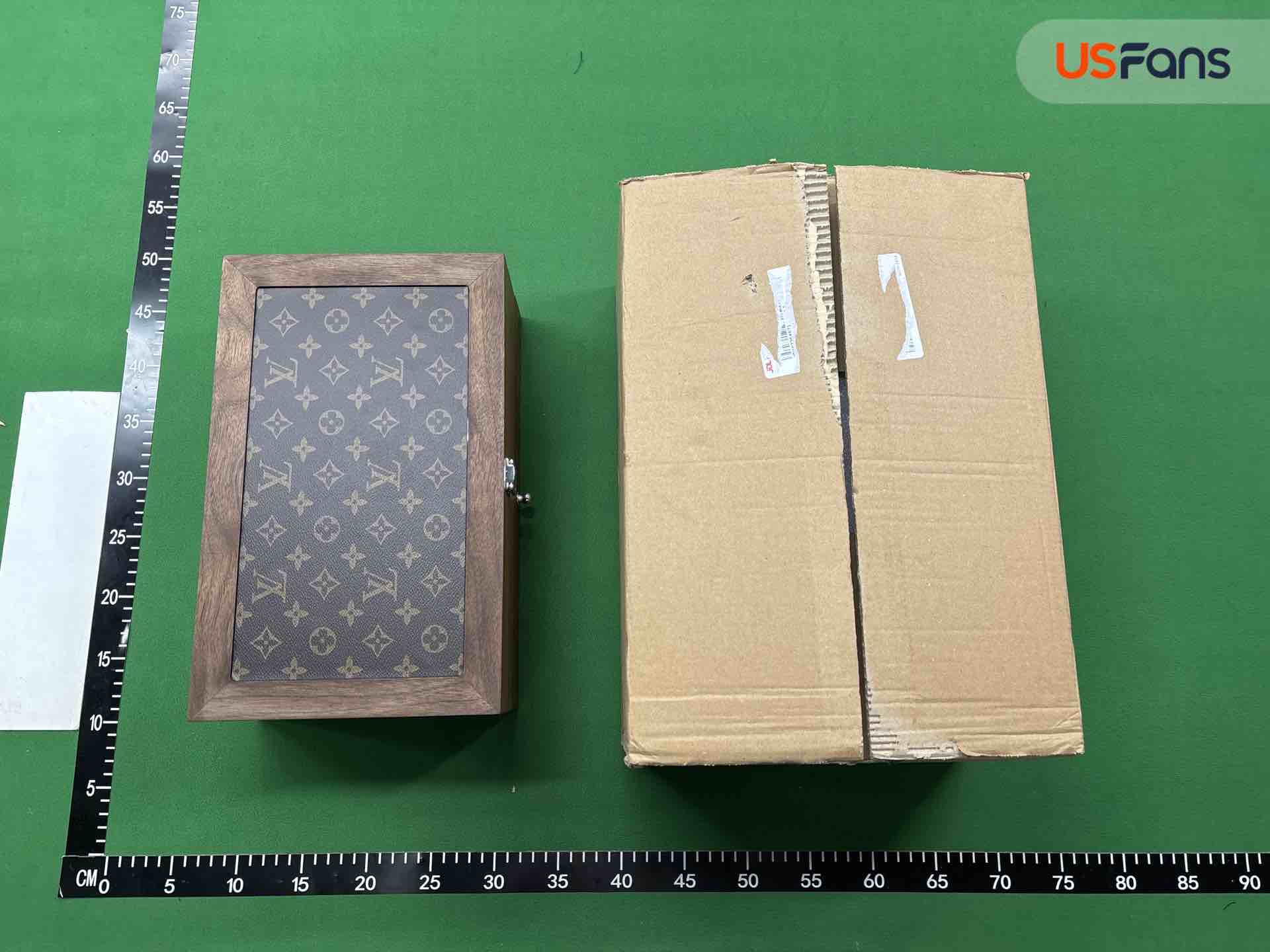 QC Street-style brand monogram veneer jewelry box, meticulously h 5346621496 3
