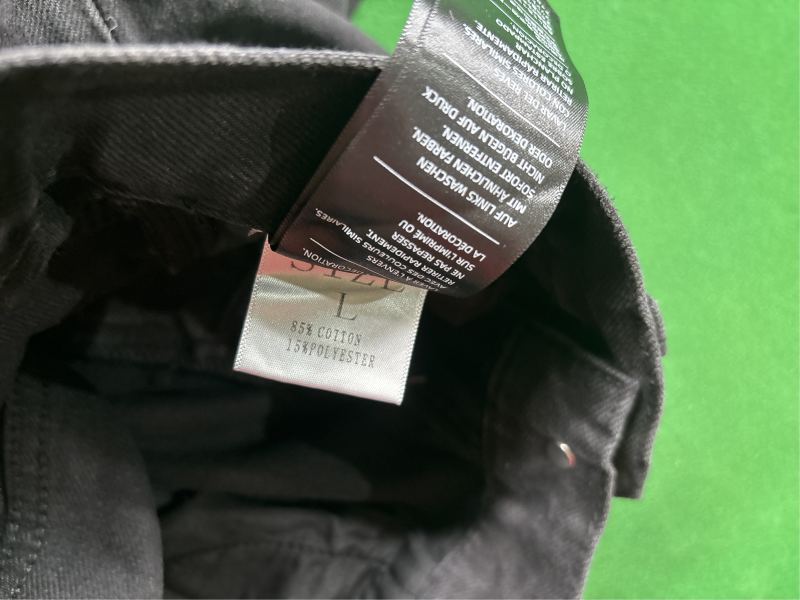 QC Balenciaga Black Flared Denim foto 1