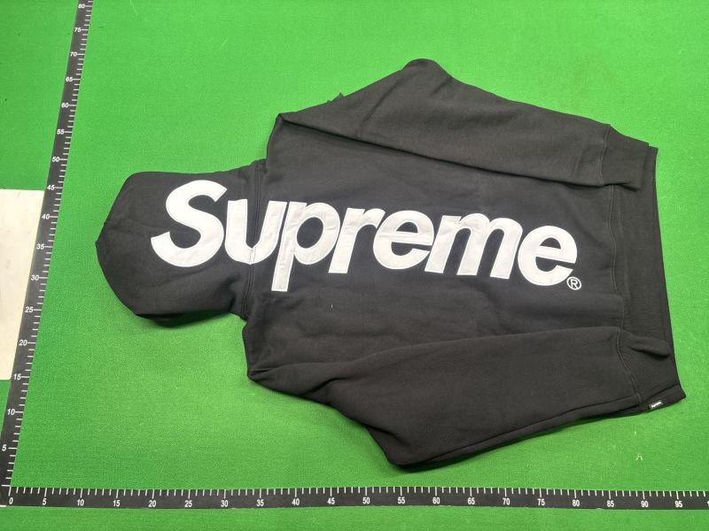 QC High Version Supreme25Ss Trendy Brand Hooded Sweatshirt Large Logo Fleece-Lined Hoodie Sweatshirt 975639090447 3