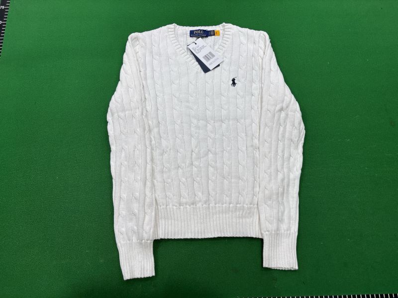QC [DX19] Women's V-neck cotton pullover sweater, long-sleeve kni 7627692033 2
