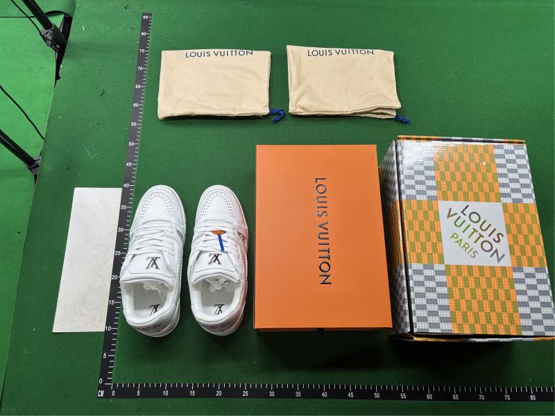 QC Cowhide lace-up round-toe low-top sneakers P7B foto 1