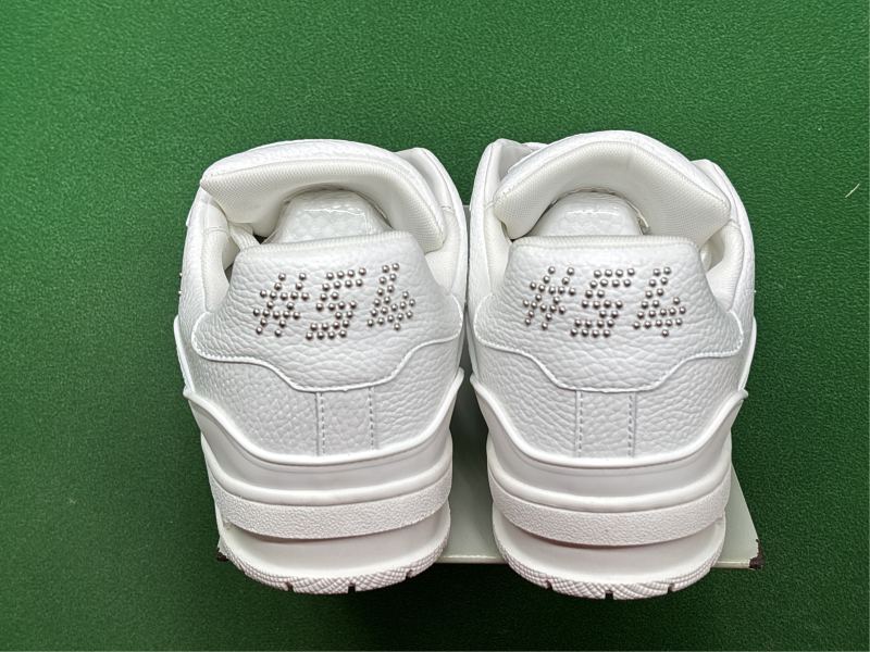 QC Cowhide lace-up round-toe low-top sneakers P7B foto 3