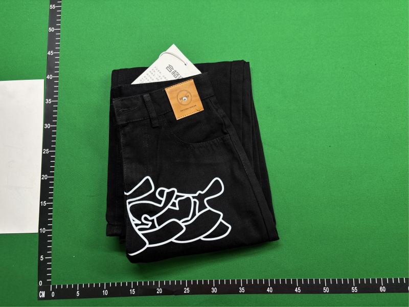 QC Dx256 American Style Streetwear Baggy Casual Denim Jeans For Men Retro Hip Hop foto 4