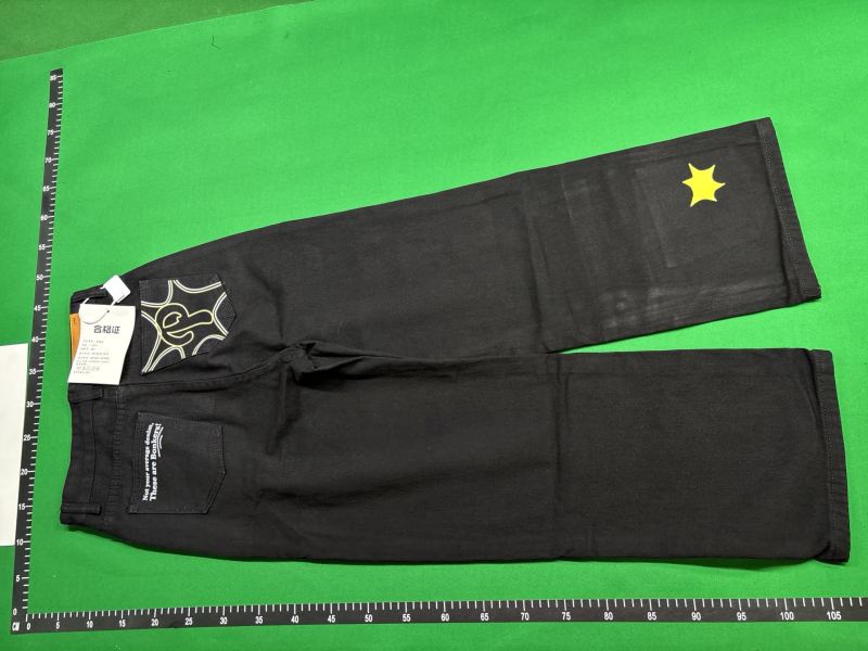 QC Dx256 American Style Streetwear Baggy Casual Denim Jeans For Men Retro Hip Hop foto 3