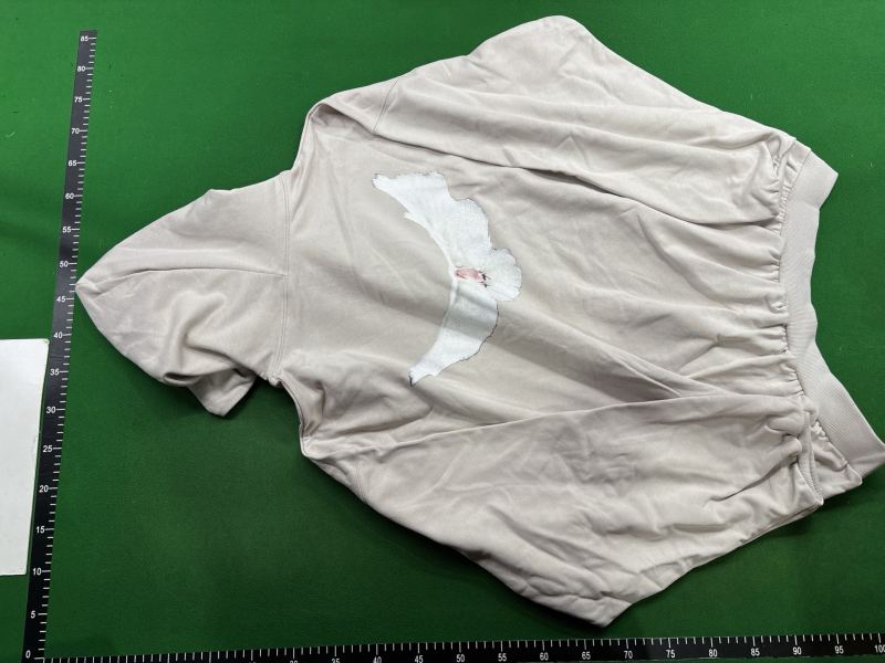 QC Yeezy Gap Hoodie foto 3