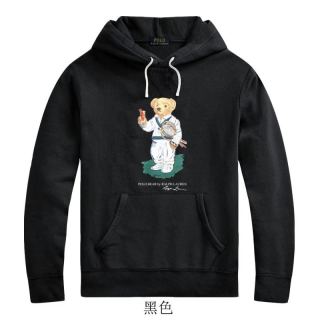 Ralph Lauren Hoodie — Black / White · Hoodie