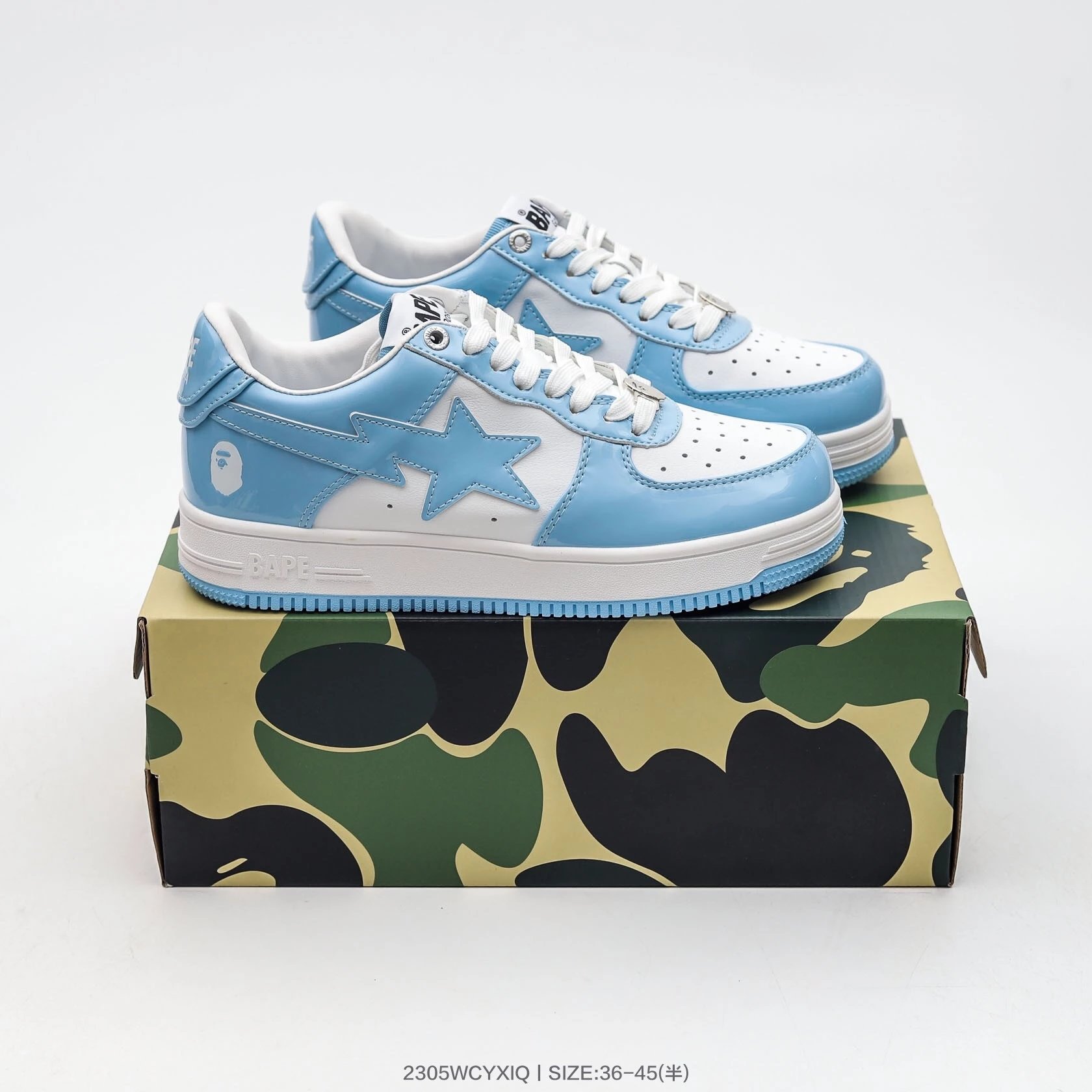 Bapesta low Black and white photo 17