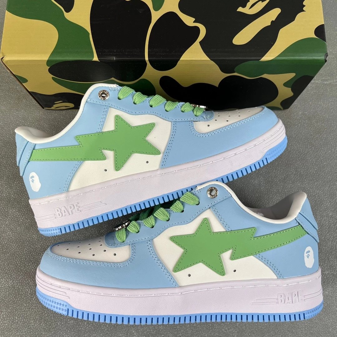 Bapesta low Black and white photo 5