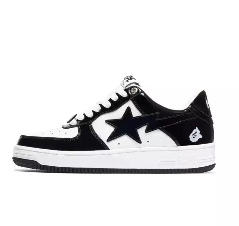 Bapesta low Black and white photo 13
