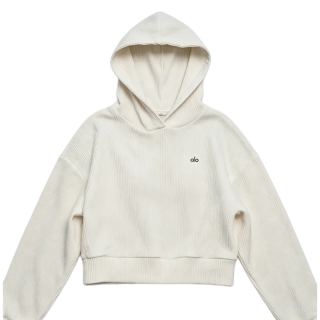 Alo Hoodie — Grey · Hooded Long Sleeve Jacket