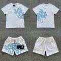 White blue-printed short-sleeve set SY-44 photo 1