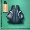 DW Version Cowhide Leather Lace-Up Round-Toe Low-Top Sneakers G7D photo 2